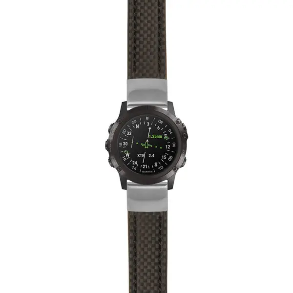 g.d2dpx.st25 Main Black StrapsCo Heavy Duty Carbon Fiber Watch Strap 20mm