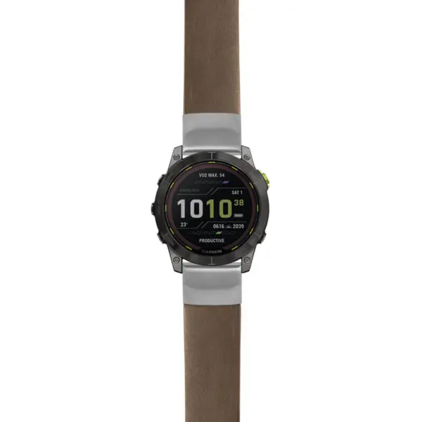 g.ed2.st24 Main Brown StrapsCo Heavy Duty Leather Watch Band Strap 20mm