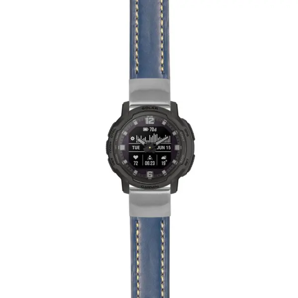 g.ix.st23 Main Blue & White StrapsCo Heavy Duty Mens Leather Watch Band Strap 20mm