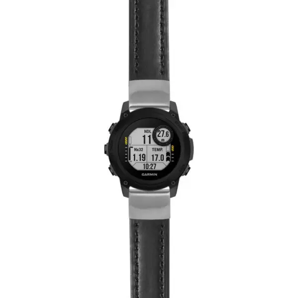 g.dg1.st23 Main Black StrapsCo Heavy Duty Mens Leather Watch Band Strap 20mm