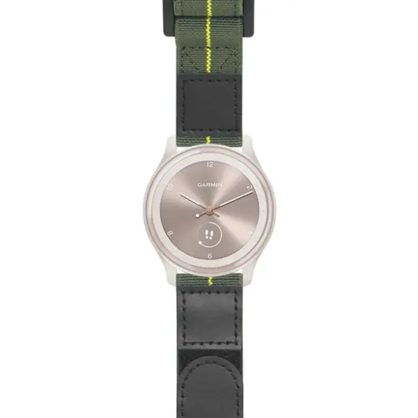 g.vspt.nt13 Main Green & Yellow StrapsCo Hook and Loop Explorer Watch Band Strap Nylon Velcro NATO 20mm