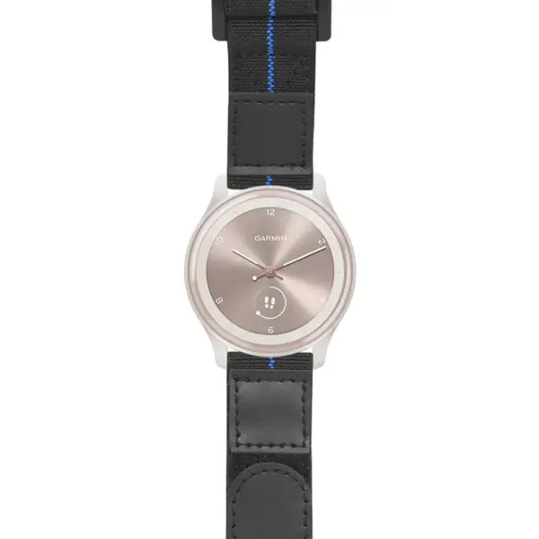 g.vspt.nt13 Main Black & Blue StrapsCo Hook and Loop Explorer Watch Band Strap Nylon Velcro NATO 20mm