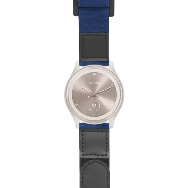 g.vspt.nt13 Main Blue StrapsCo Hook and Loop Explorer Watch Band Strap Nylon Velcro NATO 20mm