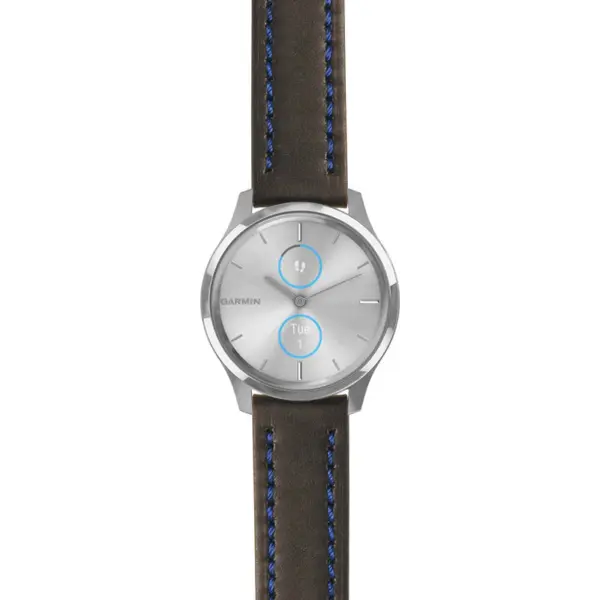 g.lux.st23 Main Black & Blue StrapsCo Heavy Duty Mens Leather Watch Band Strap 20mm
