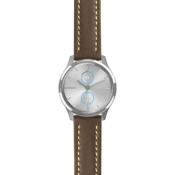 g.lux.st23 Main Brown & White StrapsCo Heavy Duty Mens Leather Watch Band Strap 20mm