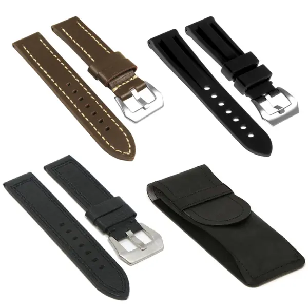 gb10.1.2 Black and Brown The Heavy Duty Gift Bundle 20mm 22mm