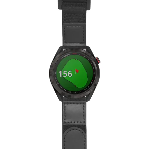 g.as42.nt13 Main Black StrapsCo Hook and Loop Explorer Watch Band Strap Nylon Velcro NATO 20mm