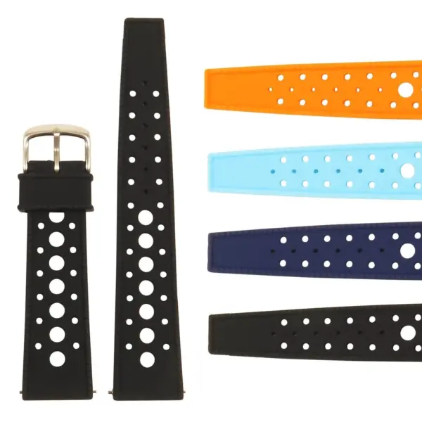 pu14.1 Gallery Black Retro Rally Strap
