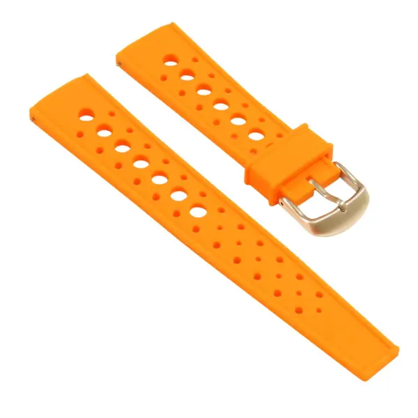 Retro Rubber Rally Strap For MoonSwatch #8