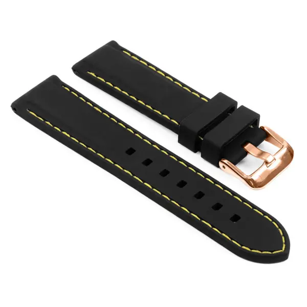 Rubber Strap with Stitching For MoonSwatch #59