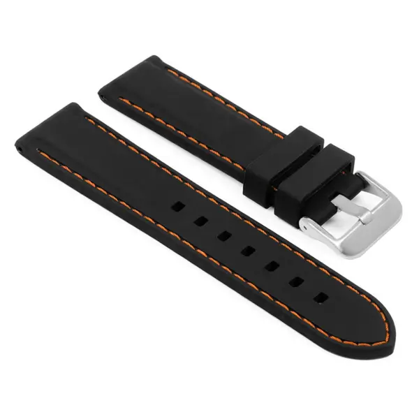 Rubber Strap with Stitching For MoonSwatch #56