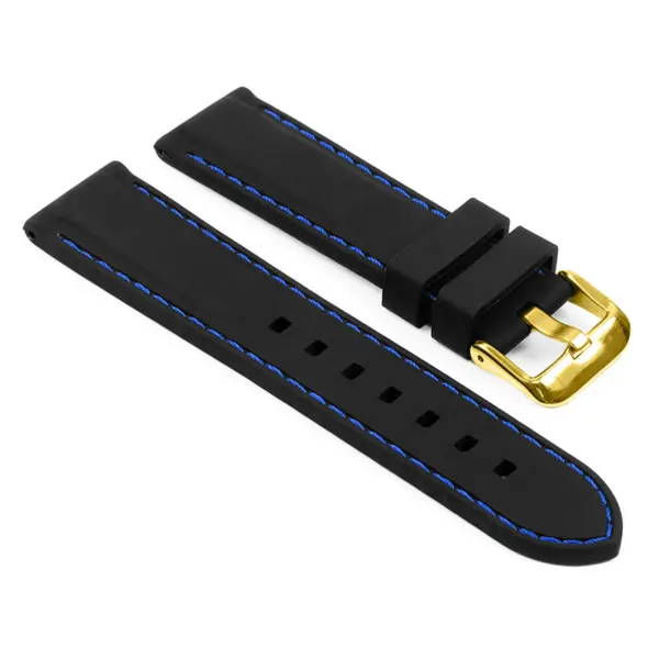Rubber Strap with Stitching For MoonSwatch #43