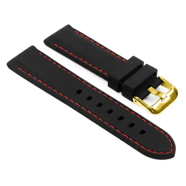 Rubber Strap with Stitching For MoonSwatch #38