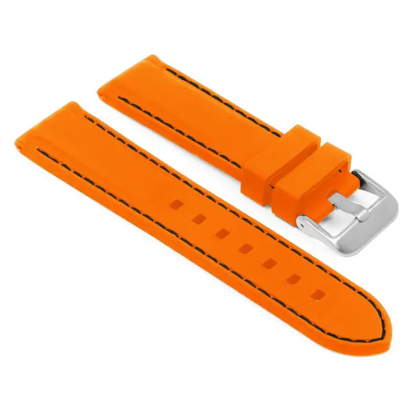 Rubber Strap with Stitching For MoonSwatch #36