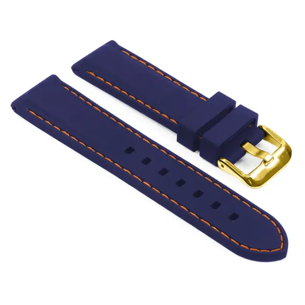 Rubber Strap with Stitching For MoonSwatch #28