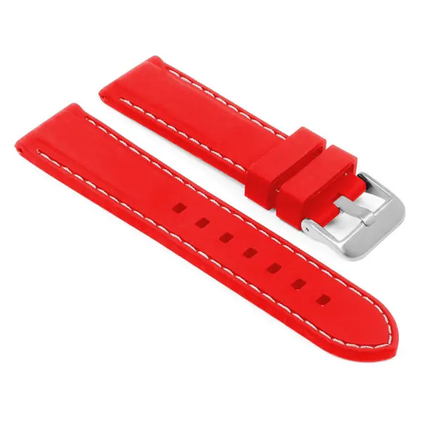 Rubber Strap with Stitching For MoonSwatch #21