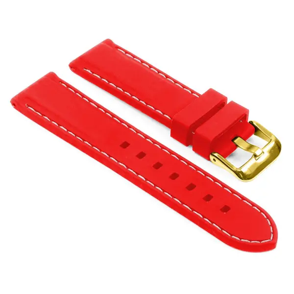 Rubber Strap with Stitching For MoonSwatch #18