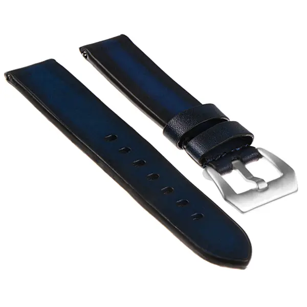 Vintage Faded Leather Strap For MoonSwatch #14