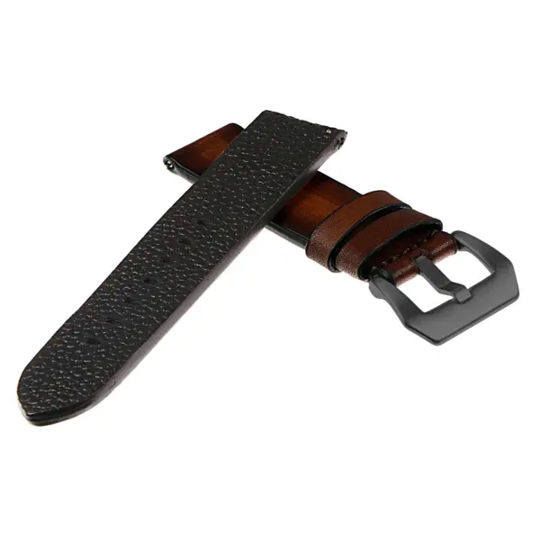 Vintage Faded Leather Strap For MoonSwatch #40