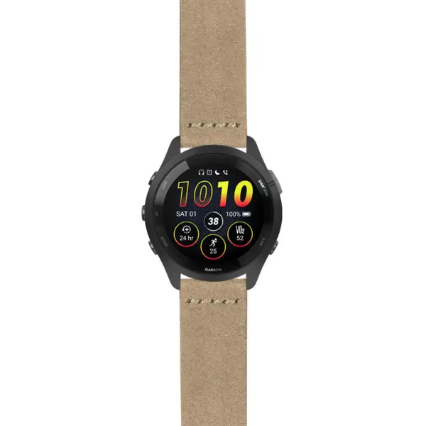 g.f265.st29 Main Grey StrapsCo Heavy Duty Suede Watch Strap 20mm
