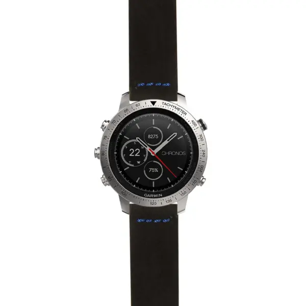 g.fch.st29 Main Black & Blue StrapsCo Heavy Duty Suede Watch Strap 20mm