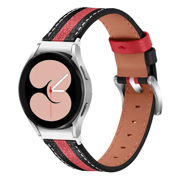 Leather Racing Strap For Samsung Galaxy Watch 5 & Galaxy Watch 4 #5