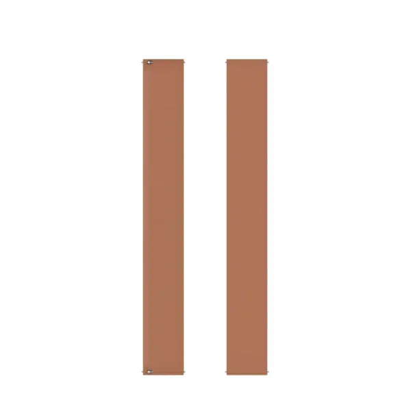g.r57.2.22 Upright Brown StrapsCo Silicone Strap for Garmin Venu 2S Vivomove 3S Vivoactive 4S