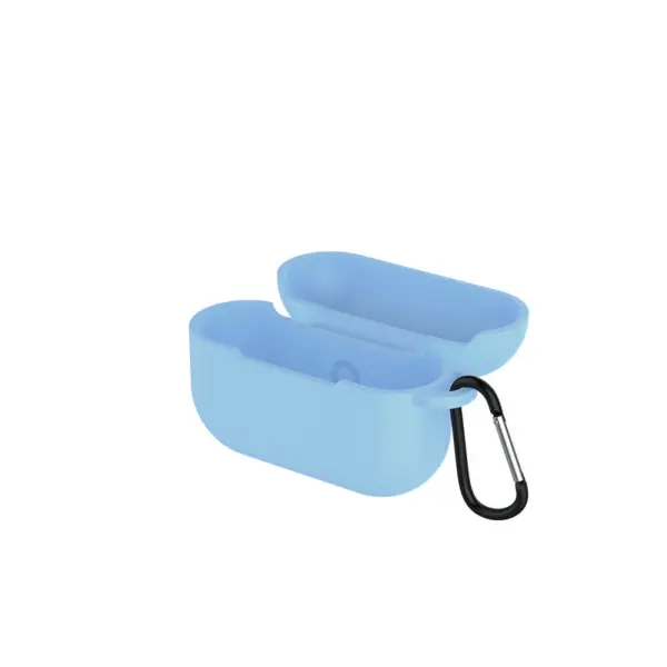 a.ap3 .5a Angle Baby Blue StrapsCo Silicone Rubber Case Cover for Apple AirPod