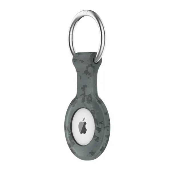 a.at9 .7 Angle Concrete StrapsCo Silicone Rubber Pattern Keyring Holder for Apple AirTag