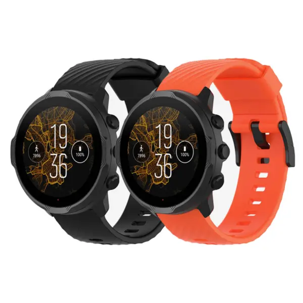 su.r30 All Colors StrapsCo Rubber Sport Strap for Suunto 9