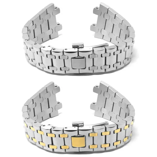 m.ap2 All Color StrapsCo 28mm Stainless Steel Watch Band for Audemars Piguet Royal Oak Offshore
