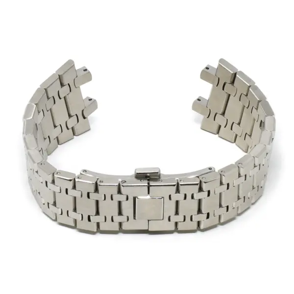 m.ap1 .ss Main Silver StrapsCo 26mm Stainless Steel Watch Band Strap for Audemars Piguet Royal Oak