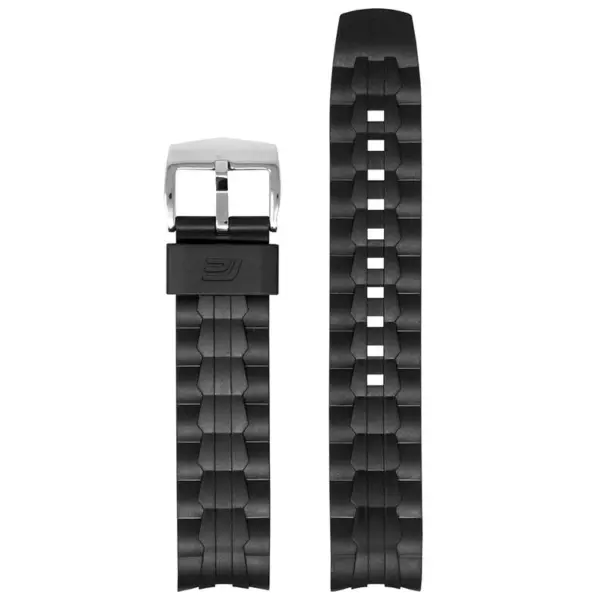 r.cas3 Up Black StrapsCo Replacement Rubber Watch Band Strap for Casio Edifice EF 550