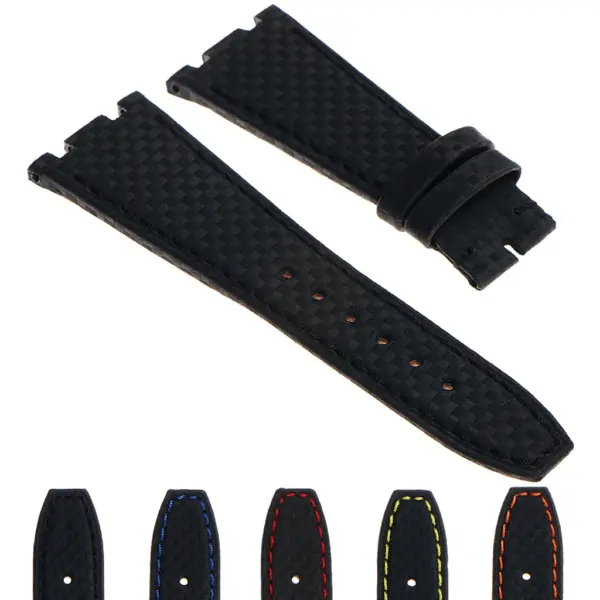 Dassari Carbon Fiber Strap for Audemars Piguet in Black