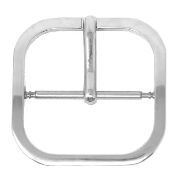 B5.Ps Main Polished Silver StrapsCo Double Sided Stainless Steel Watch Buckle With Keeper 18mm 20mm 22mm 24mm