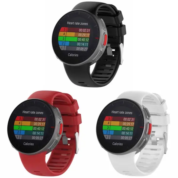 P.r9 All Color StrapsCo Silicone Rubber Watch Band Strap For Polar Vantage V