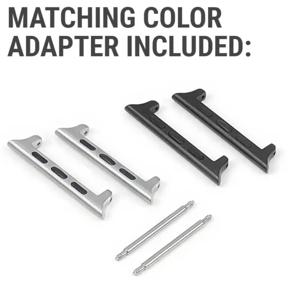 Kw2.b Stainless Steel Spring Bar Band Adapter For Apple Watch In