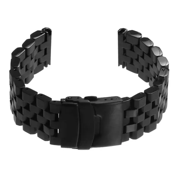 M8.mb Engineer Stainless Steel With Link Watch Strap In Matte Black 4 Apple Watch