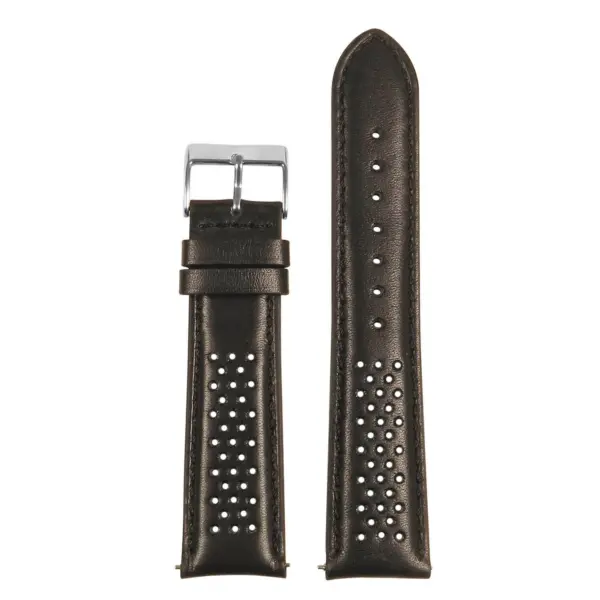 St22.1.1 Up Black Perforated Rally Strap Apple Watch