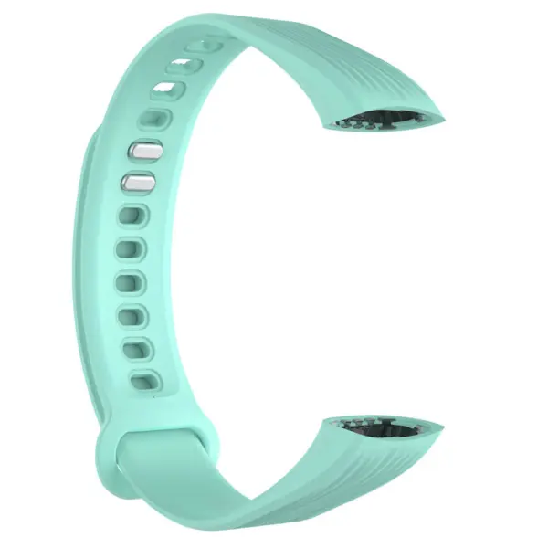 H.r4.11b Alt Mint Green StrapsCo Silicone Rubber Watch Band Strap Compatible With Huawei Honor Band 3