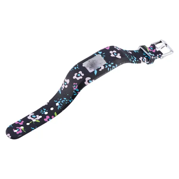 G.r39.m Alt Painted Flowers StrapsCo Silicone Rubber Replacement Watch Band Strap For Garmin Vivofit JR
