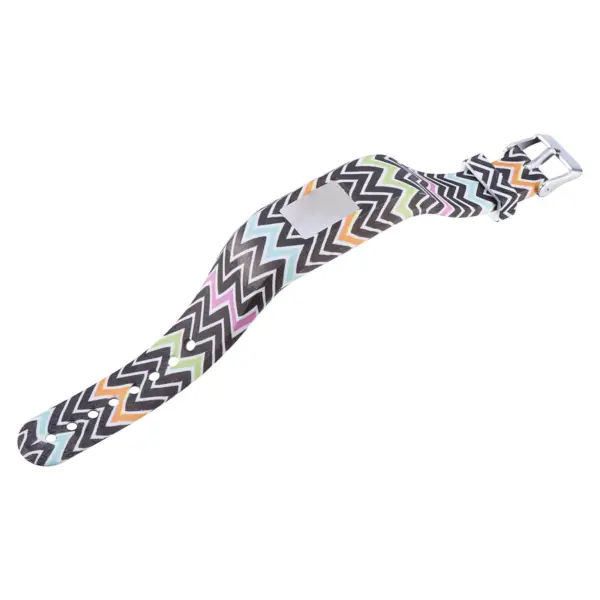 G.r39.n Alt Chevron StrapsCo Silicone Rubber Replacement Watch Band Strap For Garmin Vivofit JR
