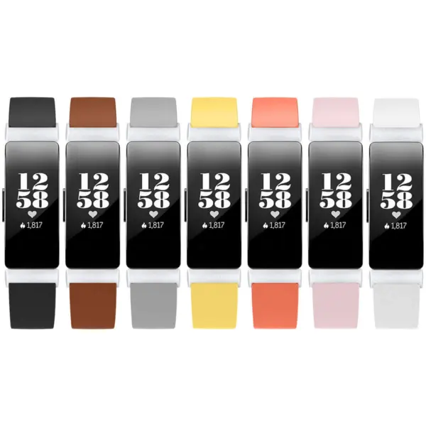 Fb.l31 All Colors StrapsCo Double Wrap Around Leather Watch Band Strap For Fitbit Inspire & Inspire HR