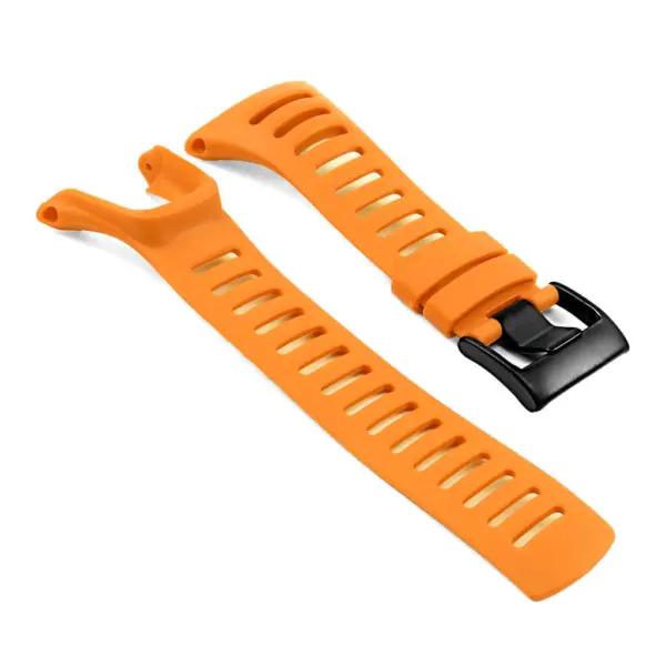 Su.r4.12b.mb Main Tangerine Orange StrapsCo Silicone Rubber Watch Band Strap For Suunto Ambit