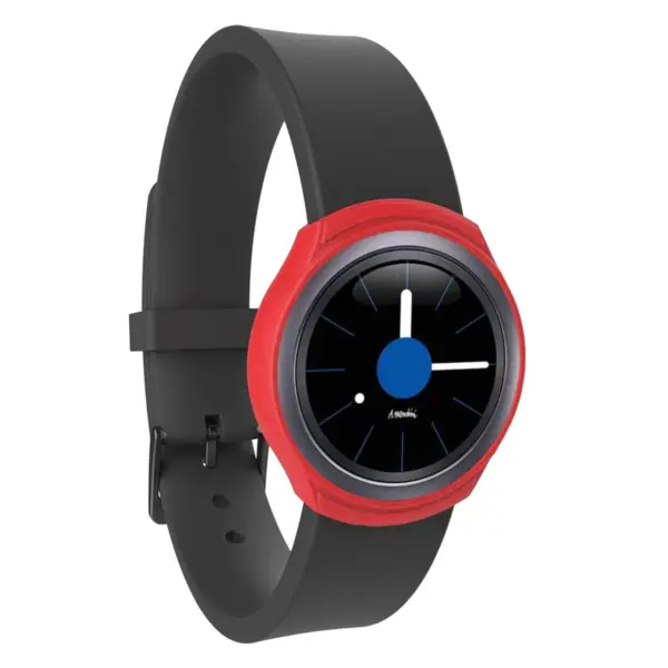 S.pc2.6 Front 2 Silicone Case Fits Gear S2 R270 R730 In Red