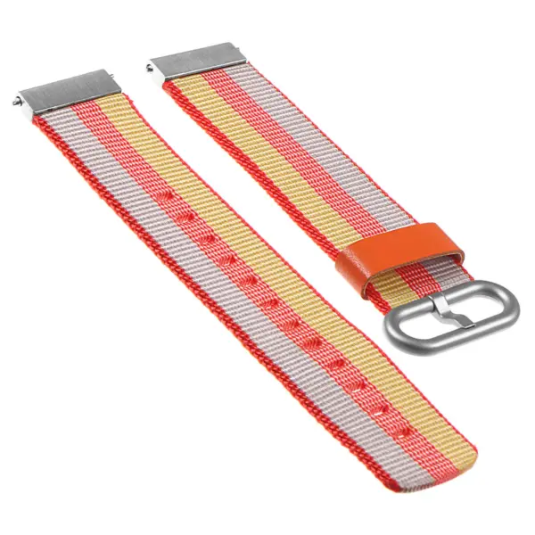 S.ny1.12.10 Angled Nylon Strap Fits Samsung S2 In Orange And Yellow