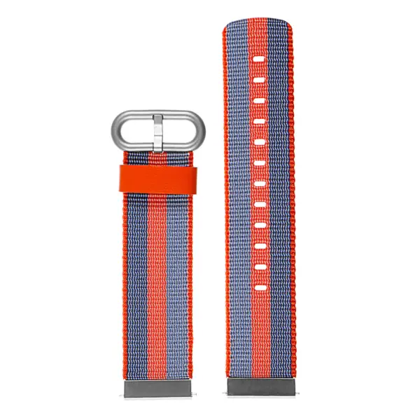S.ny1.12.5 Upright Nylon Strap Fits Samsung S2 In Orange And Blue