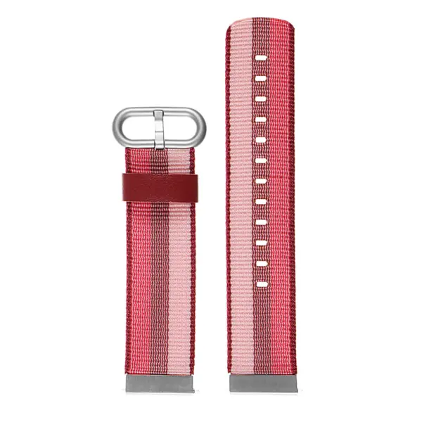 S.ny1.4.13 Upright Nylon Strap Fits Samsung S2 In Burgundy And Pink