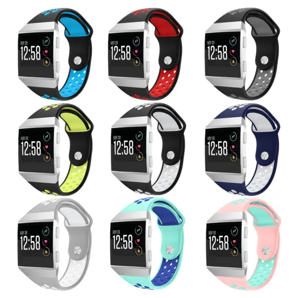 Fb.r28 All Color Silicone Rubber Vented Sport Fits Fitbit Ionic