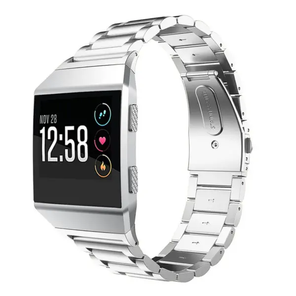 Fb.m34.ss Fitbit Ionic Stainless Steel H Link Band